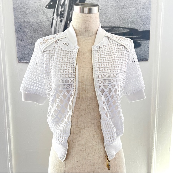 Liu Jo Cardigan Woman White Short Sleeve - Picture 5 of 11
